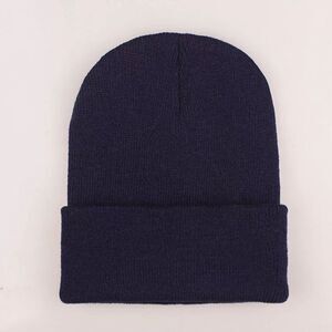 2/$30 DARK NAVY BLUE Unisex Beanie OS